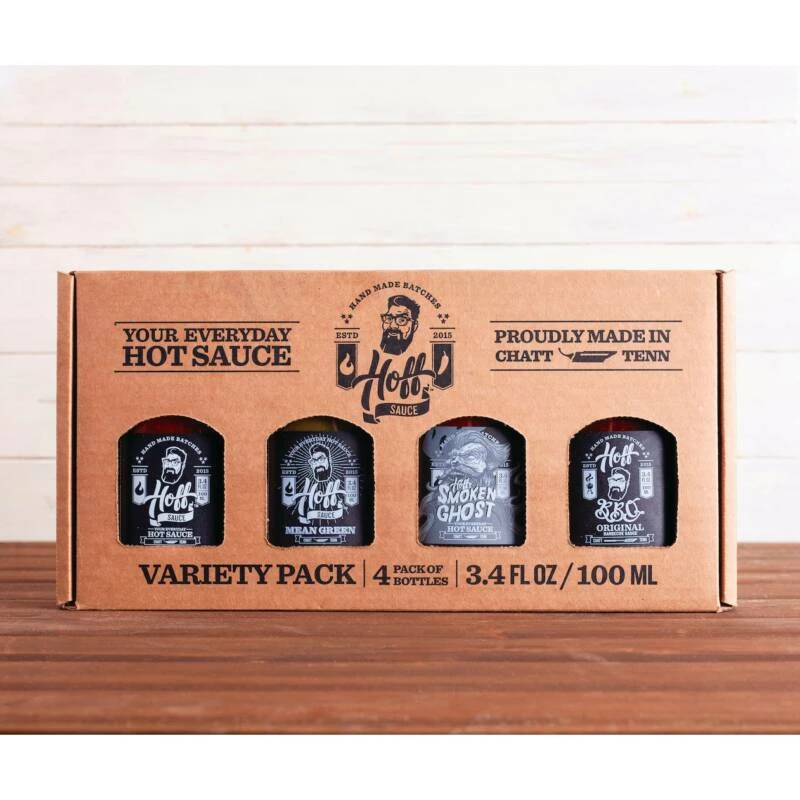 Hoff & Pepper Hot Sauce 4-pack 100ml 4 Hoff & Pepper Hot Sauce 4-pack 100ml - Bilde 2
