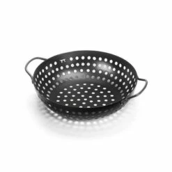 Big Boy Bbq Grill Wok, Round, Black