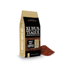 RUFUS TEAGUE Smoke-Roasted Java – Whiskey Maple Coffee 340g