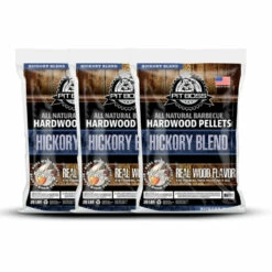 Pit Boss Hickory Blend Wood Pellets 9KG 3 Stk