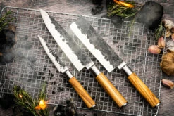 Forged Olive 3-piece Knife Set -Camp Chef Salgsbutikk preview Olive3Comb SF 3