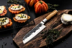 Forged Olive Santoku 18 Cm -Camp Chef Salgsbutikk preview OliveSantoku18cm SF 5
