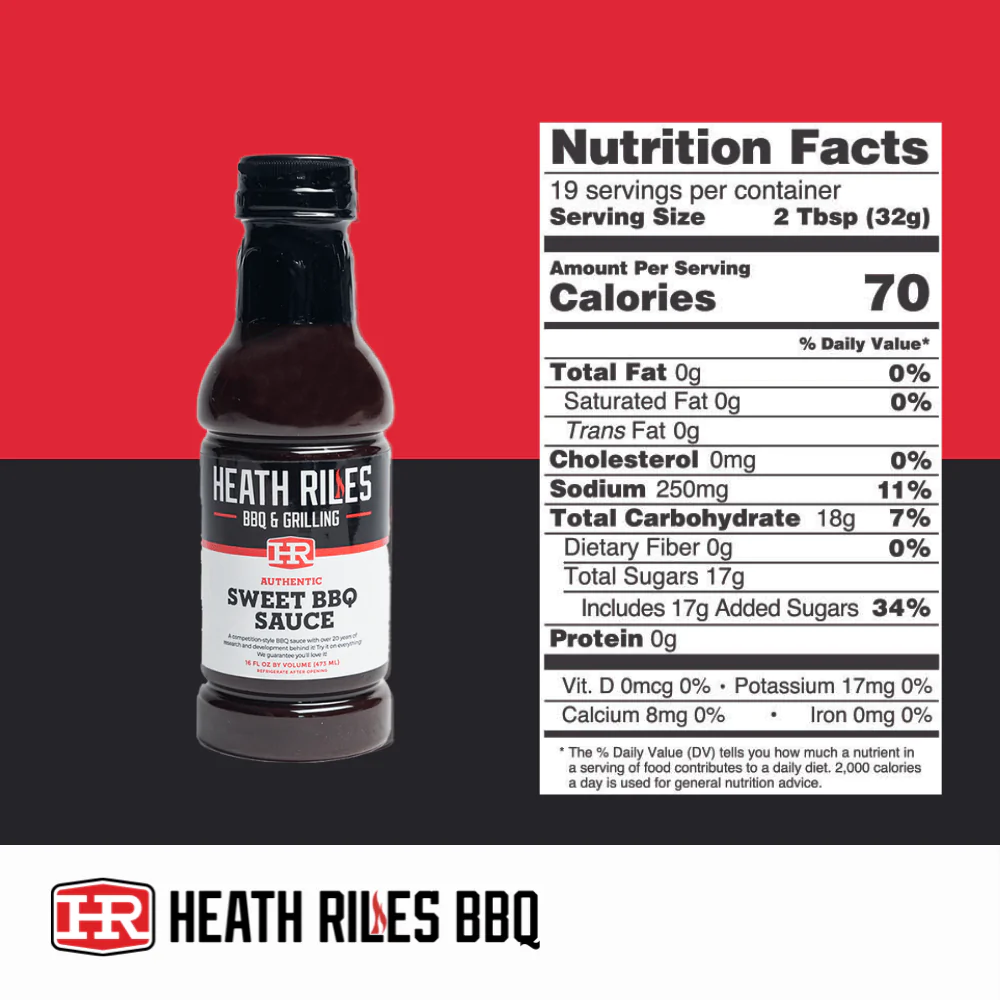 Heat Riles Sweet BBQ Sauce 473ml 6 Heat Riles Sweet BBQ Sauce 473ml - Bilde 4
